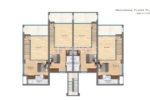 Dubleks daire  2+1  Girne,  №221833 - 14