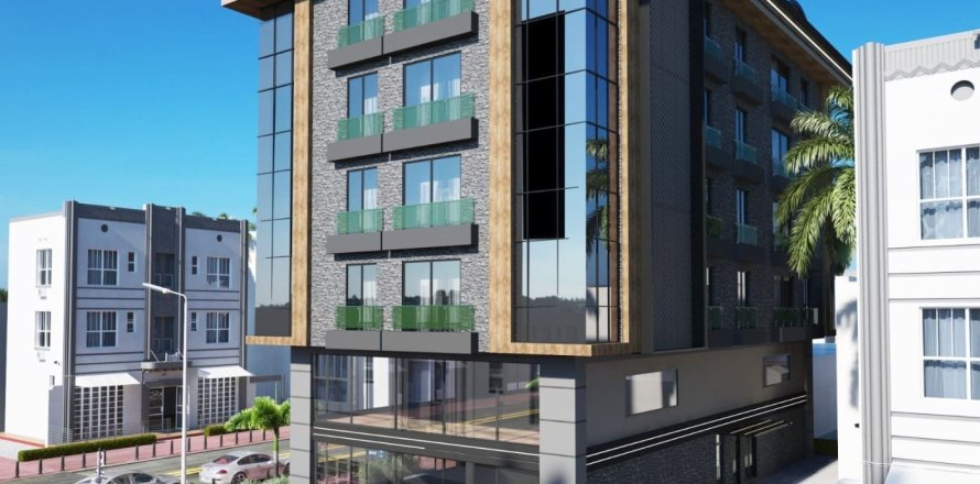 1+1 Lägenhet  i Alanya, Antalya, Turkiet Nr. 91606