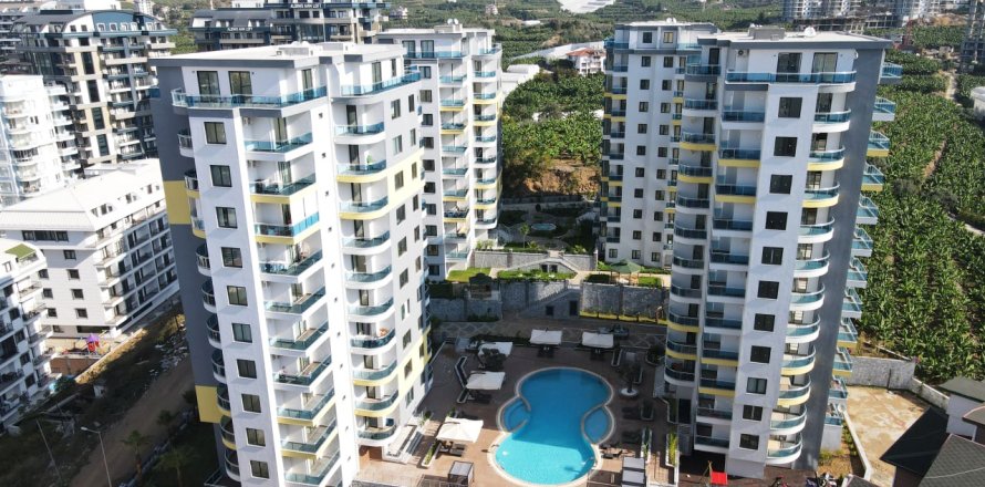 1+1 Lejlighed  i Mahmutlar, Antalya, Tyrkiet Nr. 34206