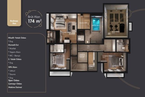 Villa for sale  in Bodrum, Mugla, Turkey, 6 bedrooms, 400m2, No. 218350 – photo 25