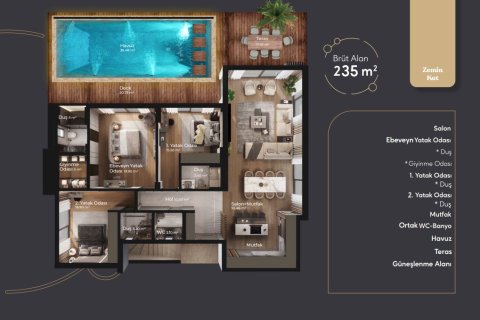 Villa for sale  in Bodrum, Mugla, Turkey, 6 bedrooms, 400m2, No. 218350 – photo 26