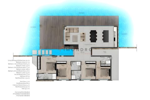 4+1 Villa  i Bahceli, Girne,  Nr. 214780 - 25