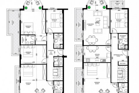 6+2 Penthäuser in Yekta Golden Valley, Oba, Antalya, Türkei Nr. 101714
