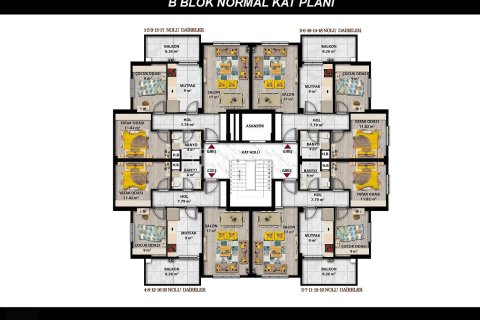 آپارتمان در Bursa ، ترکیه 2 خوابه ، 73 متر مربع. شماره 232551 - 27