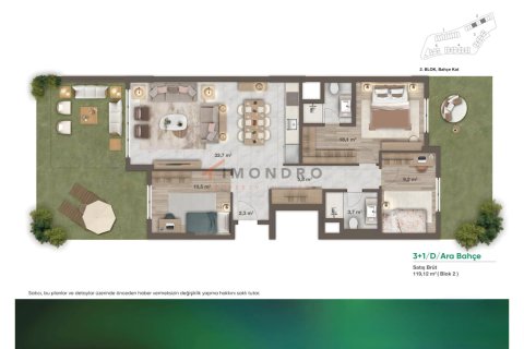 Продажа квартиры  в Умрание, Стамбуле, Турция 2+1, 96м2, №212811 – фото 15