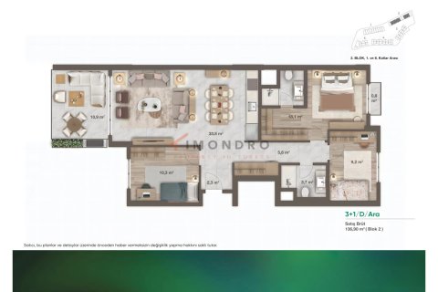 Продажа квартиры  в Умрание, Стамбуле, Турция 2+1, 96м2, №212811 – фото 16