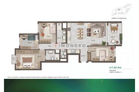 Продажа квартиры  в Умрание, Стамбуле, Турция 2+1, 96м2, №212811 – фото 18