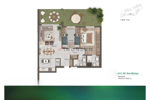 3+1 Lägenhet  i Umraniye, Istanbul, istanbul, Turkiet Nr. 212812 - 8