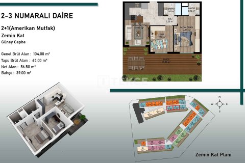 Продажа квартиры в Аксу, Анталье, Турция 3+1, 110м2, №107335 – фото 16