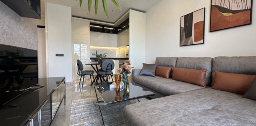 آپارتمان در  Antalya ، ترکیه 1 خوابه ، 57 متر مربع.  شماره 222594