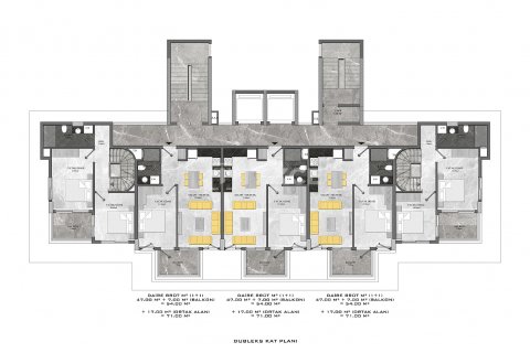 2+1 Lägenhet  i Alanya, Antalya, Turkiet Nr. 72901 - 28