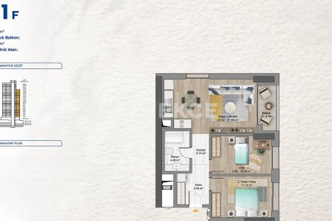 Daire  1+1  İstanbul, Türkiye №215401 - 15