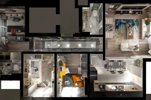 1+1 Leilighet i Mugla, Tyrkia Nr. 220253 - 5