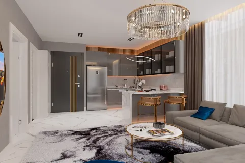 آپارتمان در  Alanya ، ترکیه 1 خوابه ، 59 متر مربع.  شماره 223685 - 16