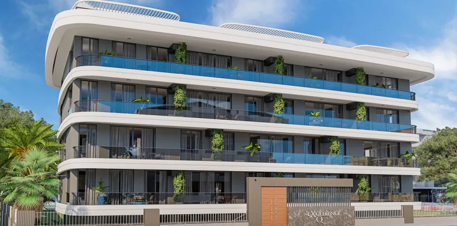 آپارتمان در  Alanya ، ترکیه 1 خوابه ، 59 متر مربع.  شماره 223685