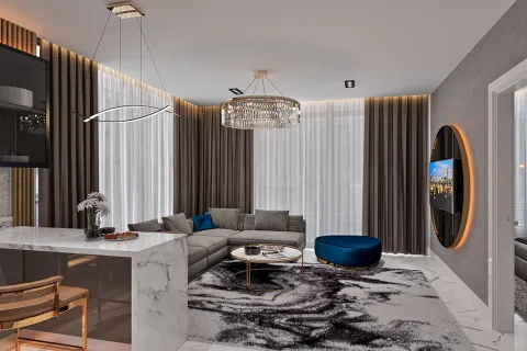 آپارتمان در  Alanya ، ترکیه 1 خوابه ، 59 متر مربع.  شماره 223685 - 18