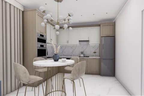 آپارتمان در  Alanya ، ترکیه 1 خوابه ، 52 متر مربع.  شماره 223686 - 5