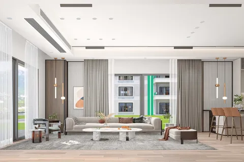 آپارتمان در  Alanya ، ترکیه 1 خوابه ، 52 متر مربع.  شماره 223686 - 17