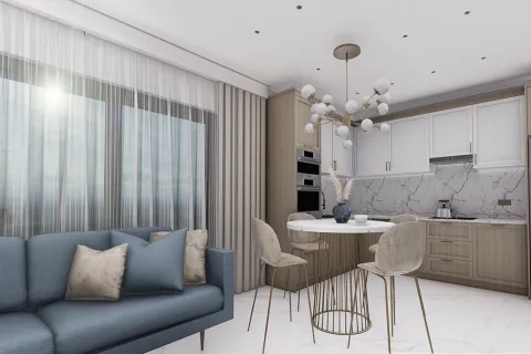 آپارتمان در  Alanya ، ترکیه 1 خوابه ، 52 متر مربع.  شماره 223686 - 8