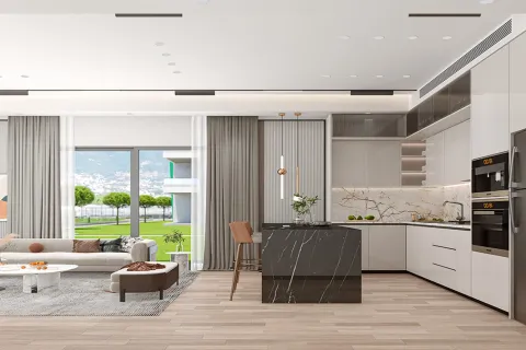 آپارتمان در  Alanya ، ترکیه 1 خوابه ، 52 متر مربع.  شماره 223686 - 16