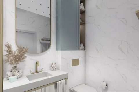 آپارتمان در  Alanya ، ترکیه 1 خوابه ، 52 متر مربع.  شماره 223686 - 2