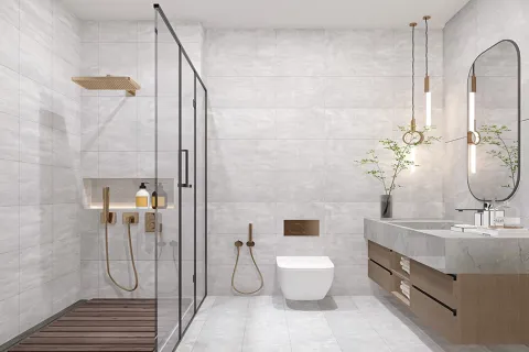 آپارتمان در  Alanya ، ترکیه 1 خوابه ، 52 متر مربع.  شماره 223686 - 20