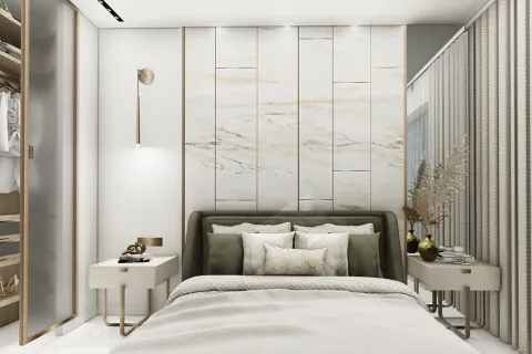 آپارتمان در  Alanya ، ترکیه 1 خوابه ، 52 متر مربع.  شماره 223686 - 12