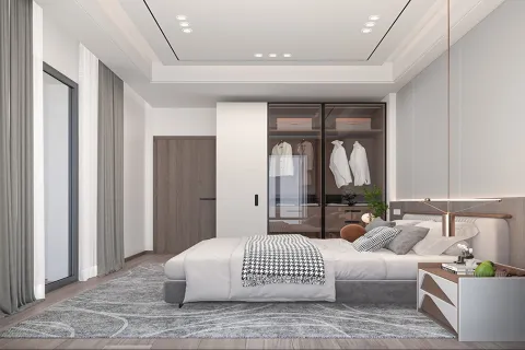 آپارتمان در  Alanya ، ترکیه 1 خوابه ، 52 متر مربع.  شماره 223686 - 19