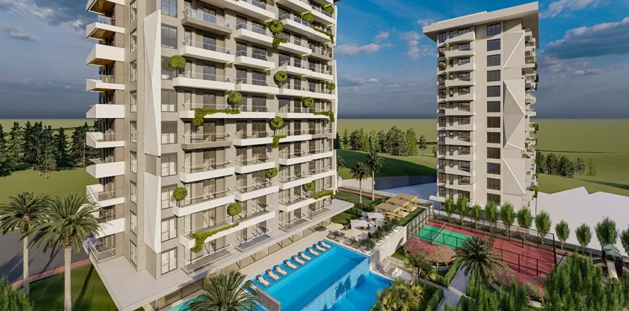 1+1 Apartment  in Alanya, Antalya, Turkey No. 223611