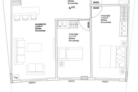 Lejlighed  i Mugla, Tyrkiet Nr. 224264 - 4