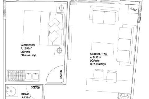 Wohnung  in Mugla, Türkei Nr. 224261 - 4