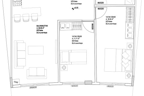 Wohnung  in Mugla, Türkei Nr. 224262 - 4