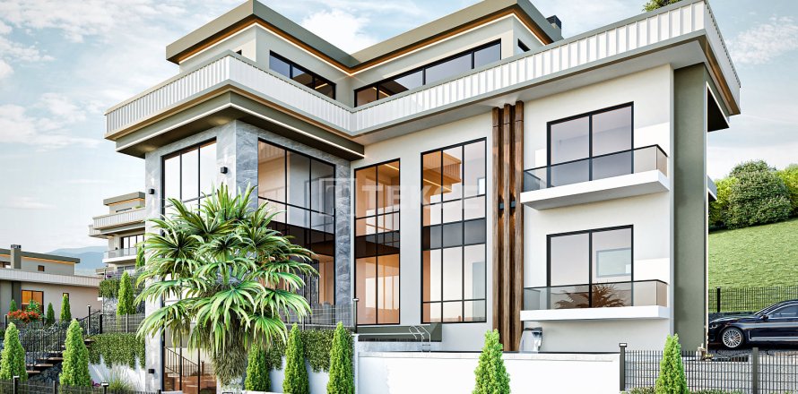 ویلا در  Basiskele ، ترکیه 7 خوابه ، 427 متر مربع.  شماره 223351