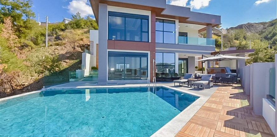 4+1 Villa  i Alanya, Antalya, Turkiet Nr. 217568