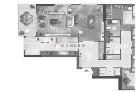 4+1 Lejlighed  i Pendik, Istanbul, Tyrkiet Nr. 221183 - 19