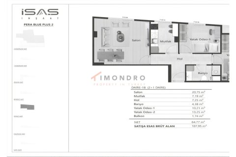 4+1 Wohnung  in Beyoglu, Istanbul, Türkei Nr. 221181 - 20