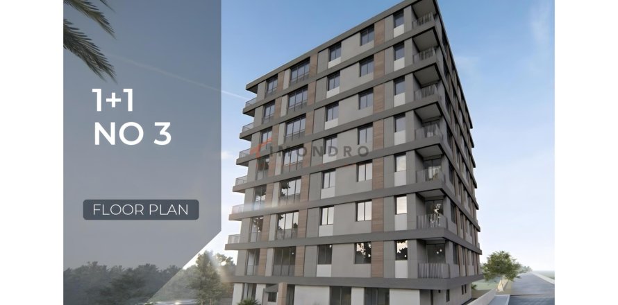 1+1 Leilighet  i Besiktas, Istanbul, Tyrkia Nr. 223325