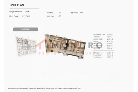 Apartment for sale  in Besiktas, Istanbul, Turkey, 2 bedrooms, 86m2, No. 223326 – photo 6