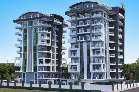 1+1 Lejlighed  i Alanya, Antalya, Tyrkiet Nr. 223594 - 1