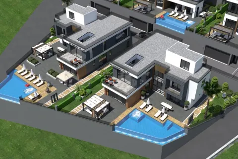 4+1 Lejlighed  i Alanya, Antalya, Tyrkiet Nr. 223598 - 2