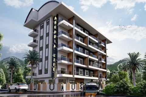 1+1 Leilighet  i Alanya, Antalya, Tyrkia Nr. 223726 - 1