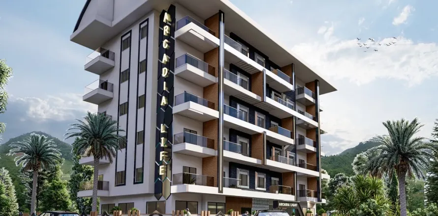 1+1 Leilighet  i Alanya, Antalya, Tyrkia Nr. 223726