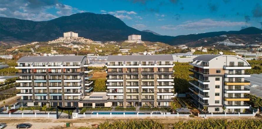 Квартира 1-х ком. в Каргыджаке, Аланья, Анталья, Турция №225072