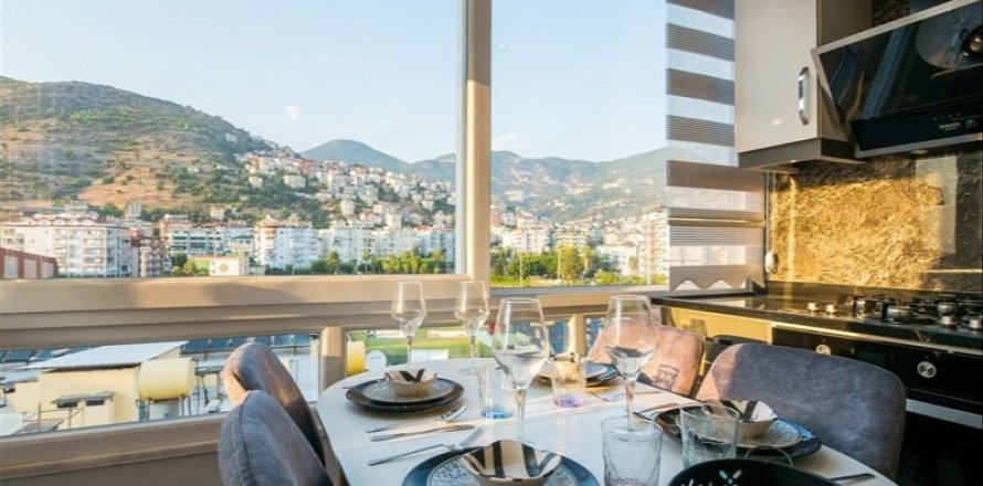 آپارتمان در  Alanya ، ترکیه 1 خوابه ، 55 متر مربع.  شماره 219282