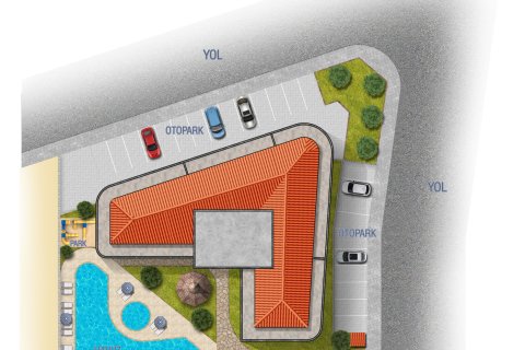 2+1 Lejlighed  i Mahmutlar, Antalya, Tyrkiet Nr. 218328 - 22