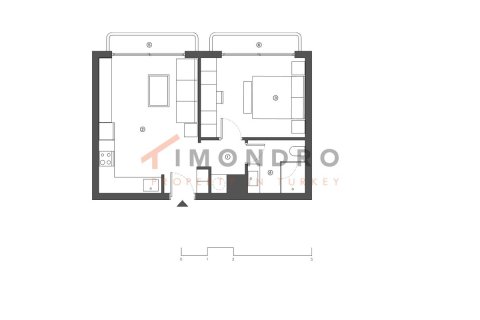 Продажа квартиры в Гирне, Северный Кипр 1+1, 57м2, №215306 – фото 14