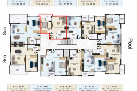 Apartment for sale  in Alanya, Antalya, Turkey, studio, 31m2, No. 61319 – photo 9