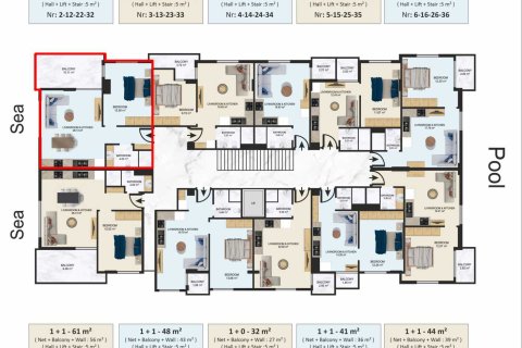 Apartment for sale  in Alanya, Antalya, Turkey, studio, 31m2, No. 61319 – photo 28