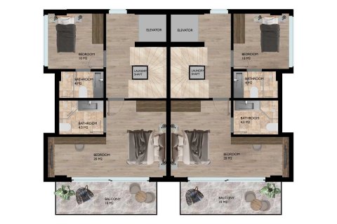 Продажа виллы  в Аланье, Анталье, Турция 3+1, 455м2, №55158 – фото 14