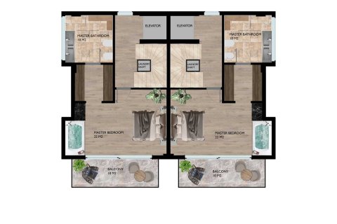 Продажа виллы  в Аланье, Анталье, Турция 3+1, 455м2, №55158 – фото 15